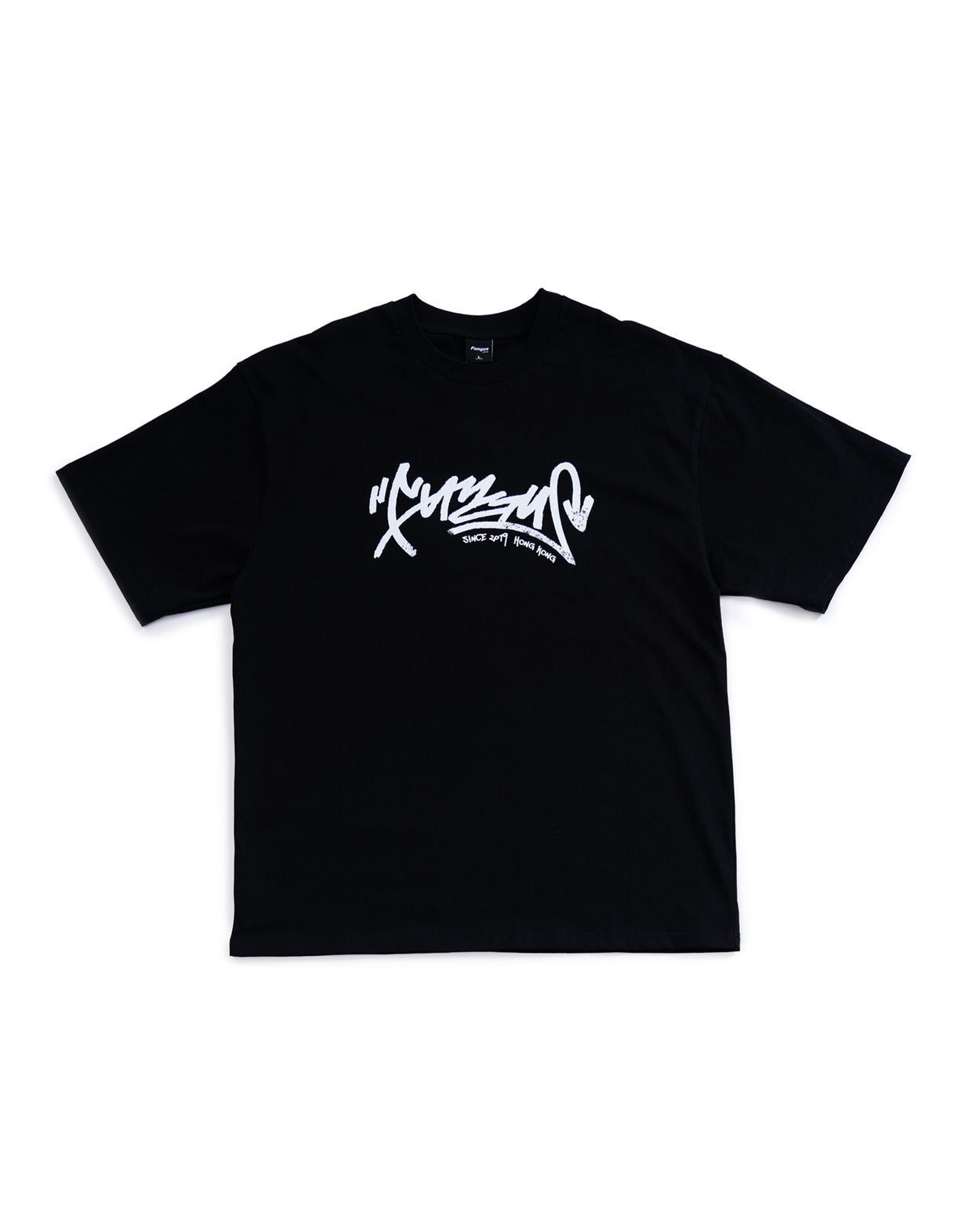 Boat Cat Oversized Graphic Tee - BLACK