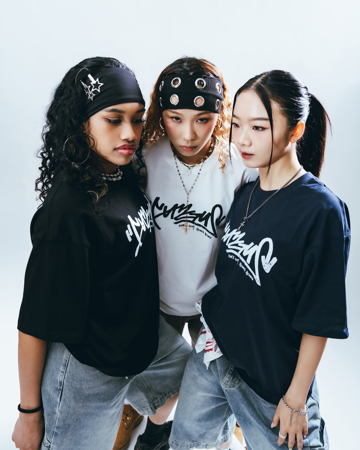 Boat Cat Oversized Graphic Tee - BLACK