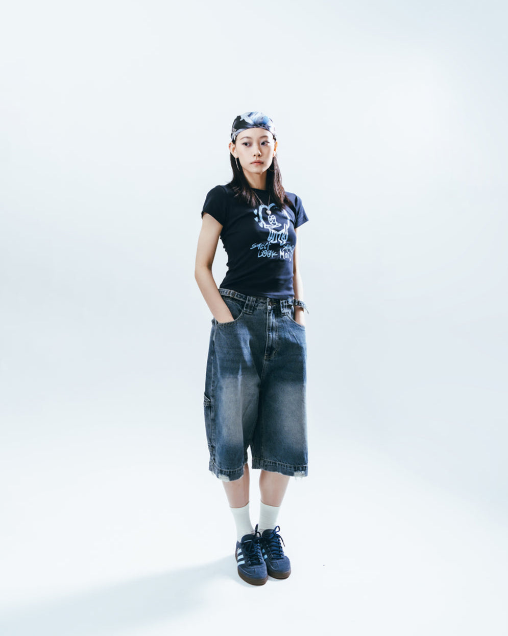 Sweet&Savage Baby Graphic Tee - NAVY (BLUE PRINT)