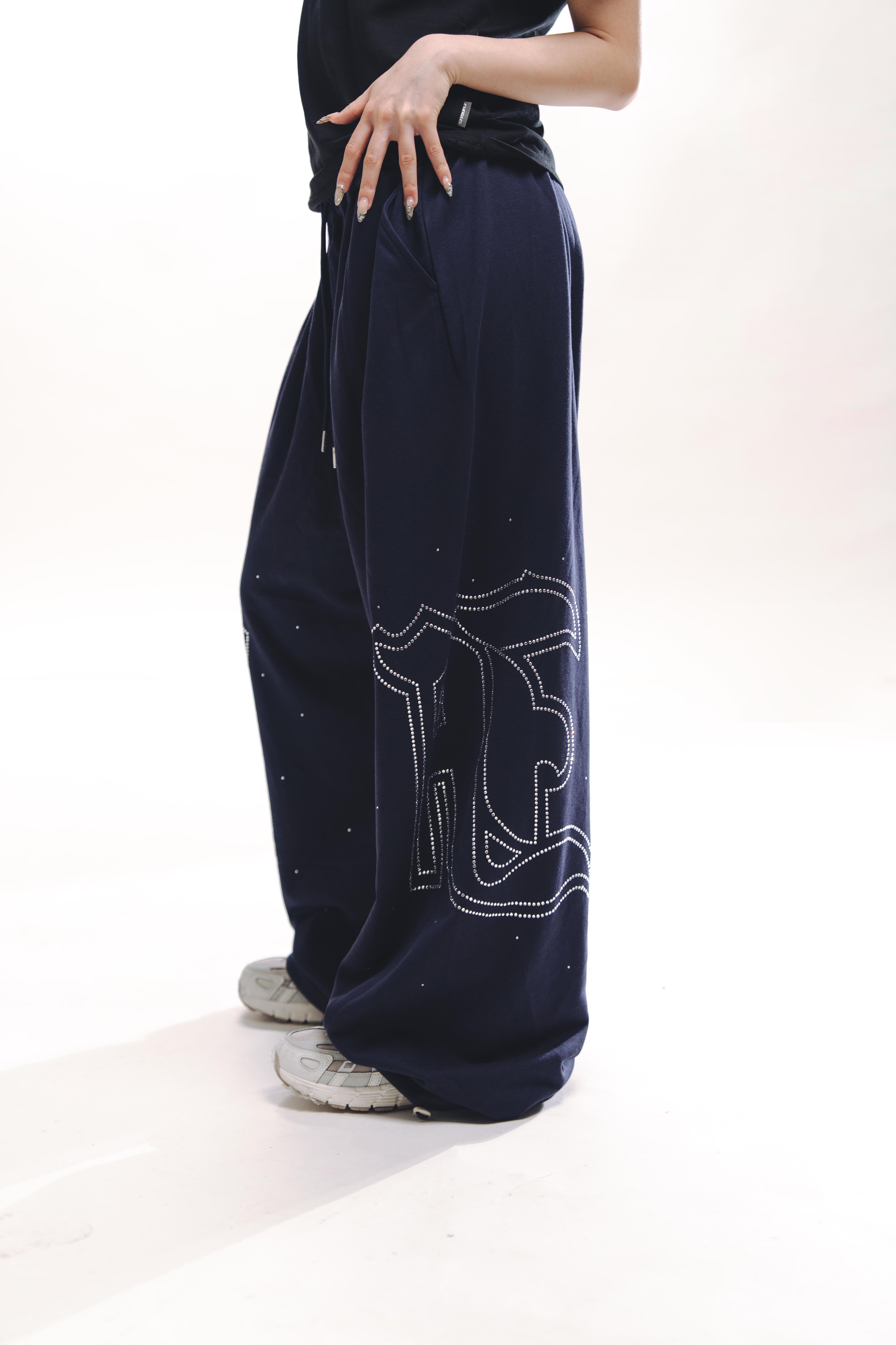 COTTON TROUSERS 2026 NAVY