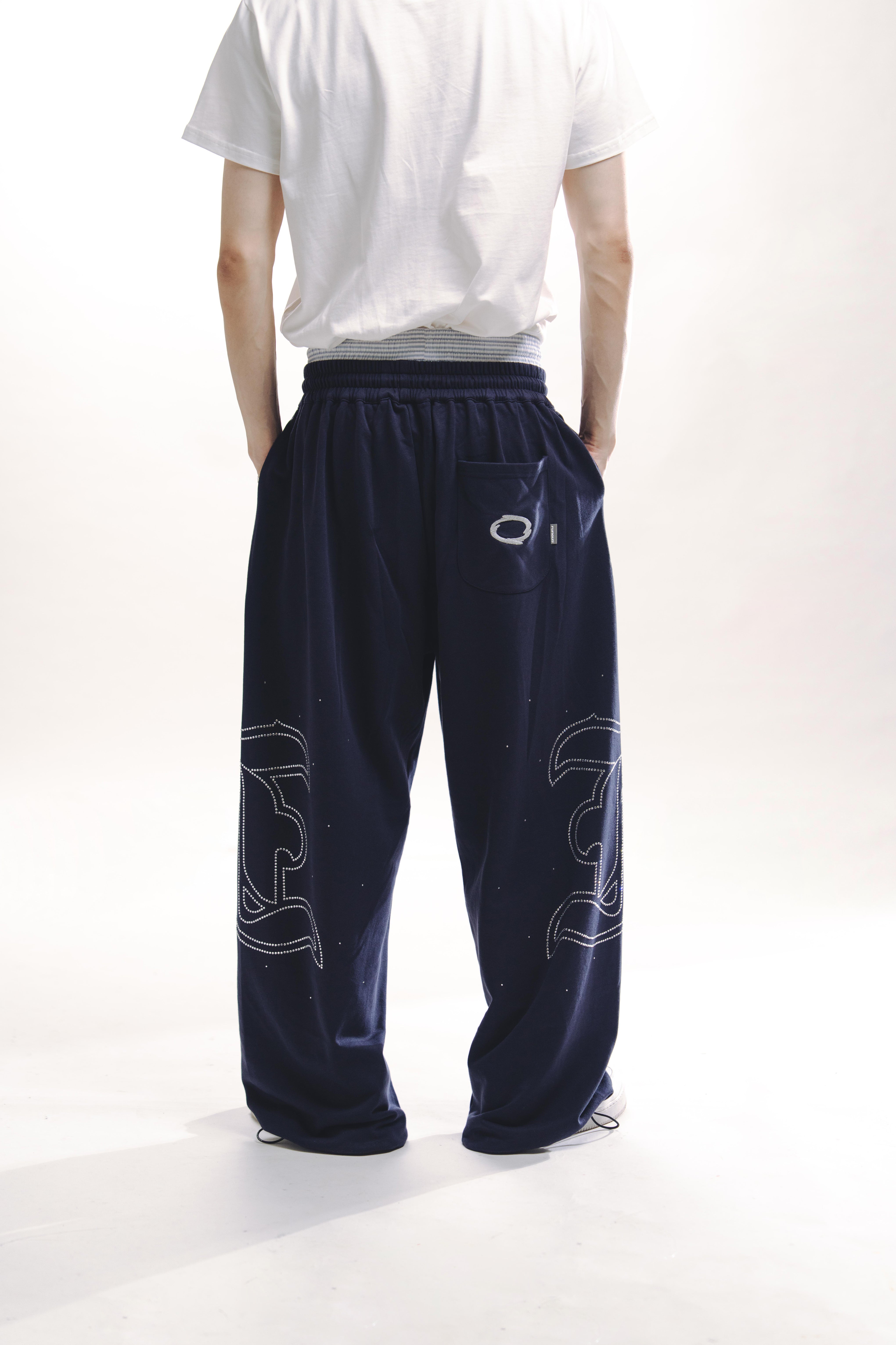 COTTON TROUSERS 2026 NAVY