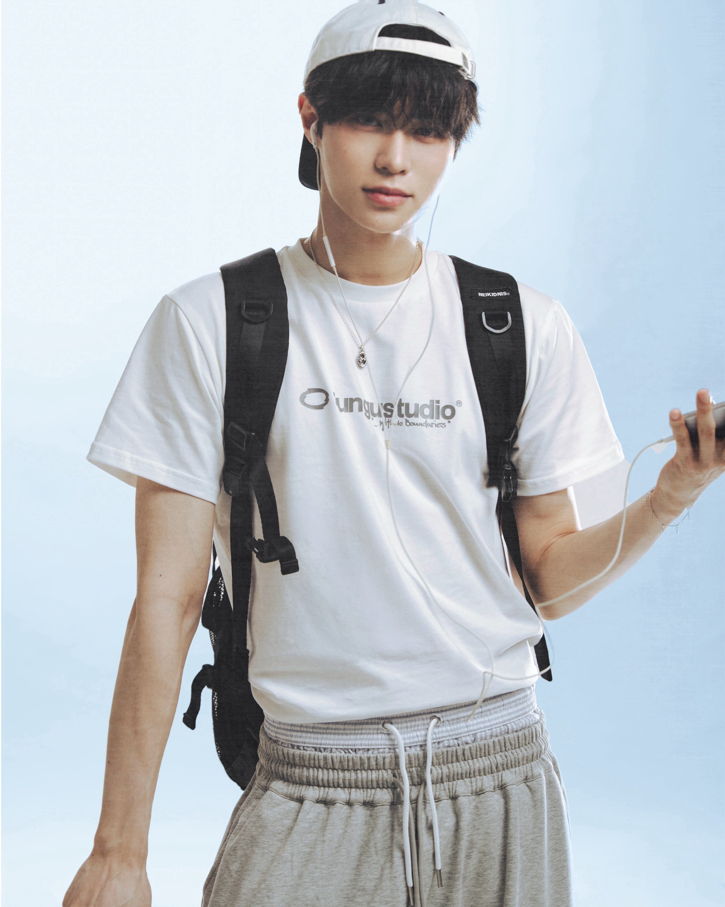 "Fungustudio" Baby Tee 2.0 (B02) - White