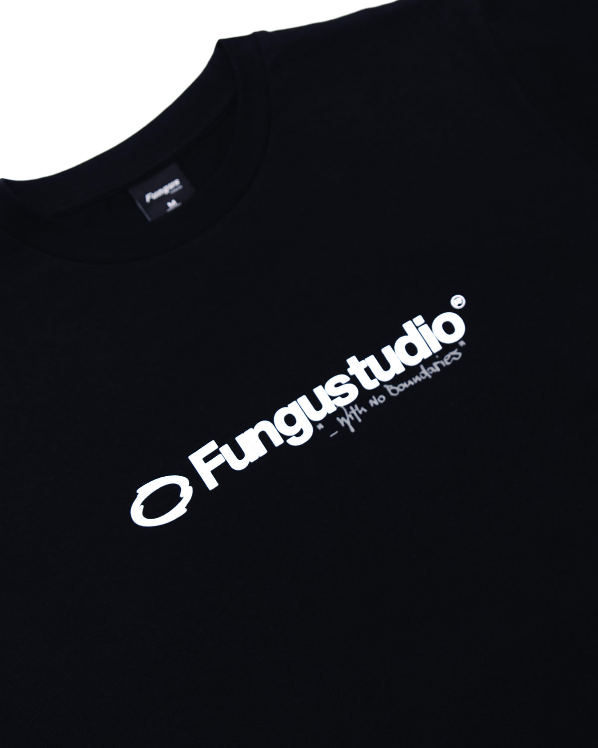 "Fungustudio" Baby Tee 2.0 (B02) - Black
