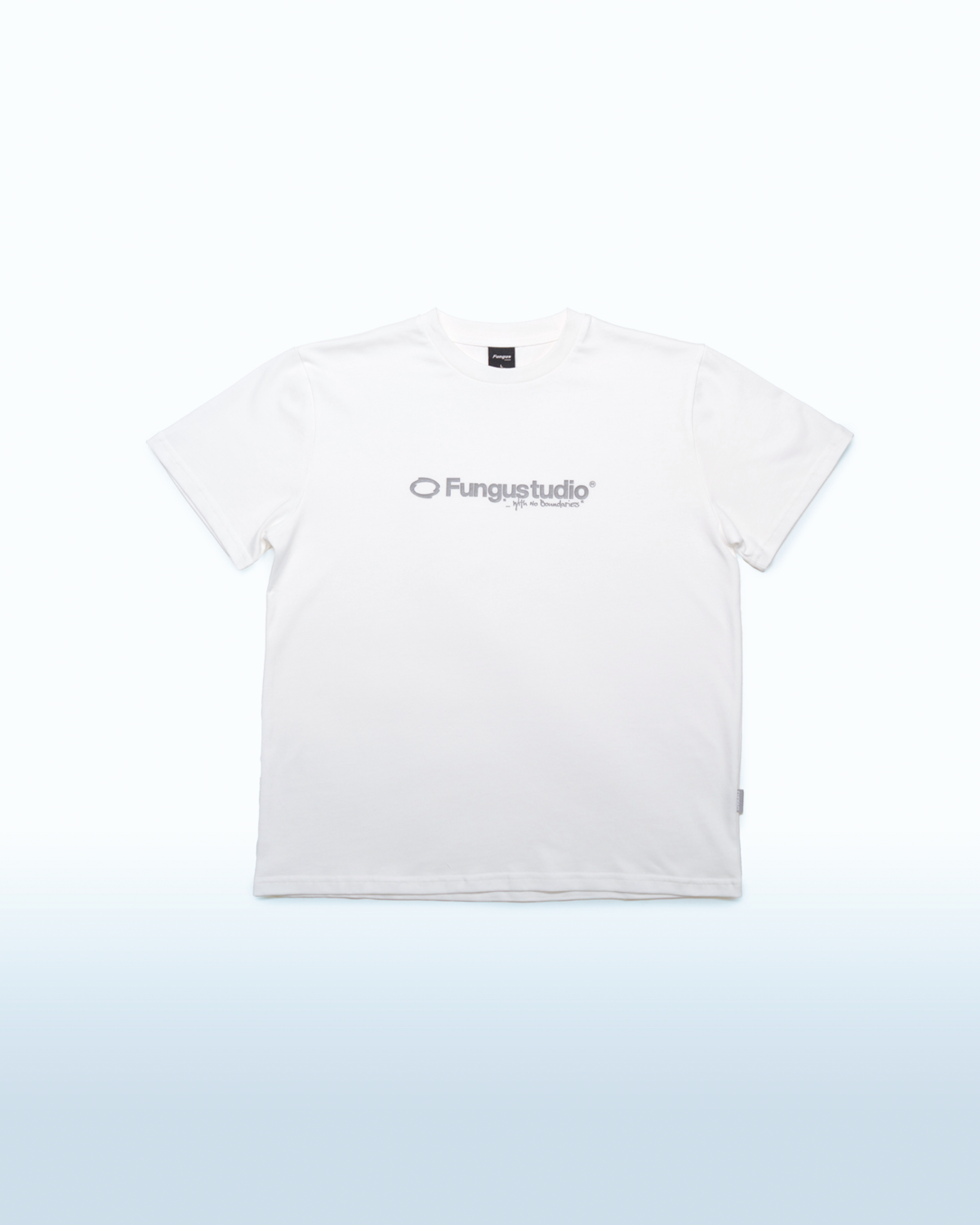"Fungustudio" Baby Tee 2.0 (B02) - White